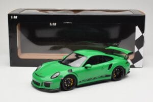 Porsche 911 991.1 GT3 RS Zöld Fekete Felnik Minichamps 1:18 153066228 Fém – 6. kép a 6-ből