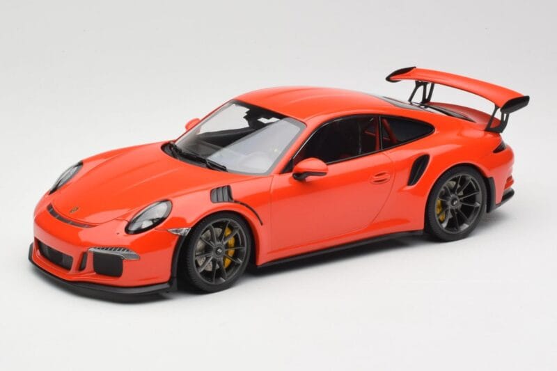 Porsche 911 991.1 GT3 RS Lava Orange Minichamps 1:18 155066220 Fém