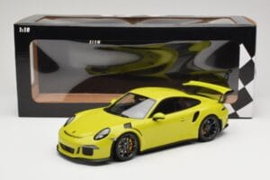 Porsche 911 991.1 GT3 RS Világoszöld Minichamps 1:18 155066222 Fém – 6. kép a 6-ből