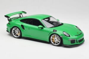 Porsche 911 991.1 GT3 RS Lizard Zöld & Ezüst Felnik Minichamps 1:18 153066229 Fém – 4. kép a 6-ből