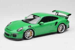 Porsche 911 991.1 GT3 RS Lizard Zöld & Ezüst Felnik Minichamps 1:18 153066229 Fém