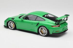 Porsche 911 991.1 GT3 RS Lizard Zöld & Ezüst Felnik Minichamps 1:18 153066229 Fém – 5. kép a 6-ből