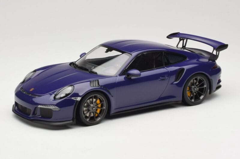 Porsche 911 991.1 GT3 RS Ultraviolet Minichamps 1:18 155066221 Fém