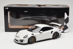 Porsche 911 991.1 GT3 RS Fehér Fekete Felnik Minichamps 1:18 153066224 Fém – 6. kép a 6-ből