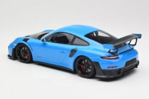 Porsche 911 991.2 GT2 RS Kék Fekete Felnikkel Minichamps 1:18 155068308 Fém – 5. kép a 6-ből