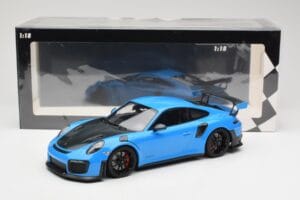 Porsche 911 991.2 GT2 RS Kék Fekete Felnikkel Minichamps 1:18 155068308 Fém – 6. kép a 6-ből