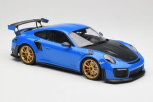 Porsche 911 991.2 GT2 RS Kék Arany Felnikkel Minichamps 1:18 155068302 Fém – 4. kép a 6-ből