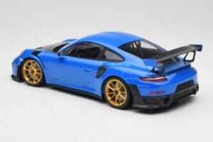 Porsche 911 991.2 GT2 RS Kék Arany Felnikkel Minichamps 1:18 155068302 Fém – 5. kép a 6-ből