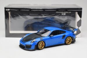 Porsche 911 991.2 GT2 RS Kék Arany Felnikkel Minichamps 1:18 155068302 Fém – 6. kép a 6-ből