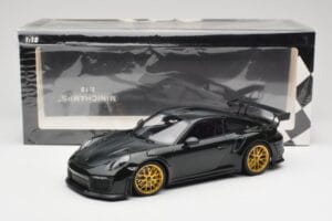 Porsche 911 991.2 GT2 RS Zöld Weissach Package Arany Felnik Minichamps 1:18 155068306 Fém – 6. kép a 6-ből