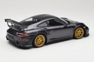 Porsche 911 991.2 GT2 RS Weissach Package Purple Metallic Arany Magnézium Felnikkel Minichamps 1:18 153068322 Fém – 2. kép a 6-ből