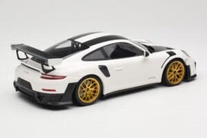 Porsche 911 991.2 GT2 RS Weissach Package Fehér Arany Felnikkel Minichamps 1:18 153068308 Fém – 2. kép a 6-ből