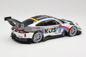 Porsche 911 991.2 GT3 R #17 Kues Team 75 Bernhard M. Christensen / K. Cairoli 24 Hours of Nurburgring 2018 Minichamps 1:18 15 – 2. kép a 6-ből