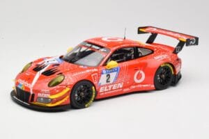 Porsche 911 991.2 GT3 R #2 Team Gigaspeed S. Bockmann 24 Hours of Nurburgring 2018 Minichamps 1:18 155186902 Fém