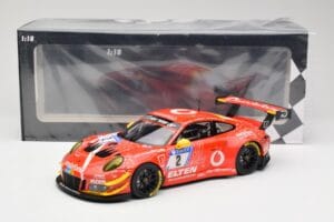 Porsche 911 991.2 GT3 R #2 Team Gigaspeed S. Bockmann 24 Hours of Nurburgring 2018 Minichamps 1:18 155186902 Fém – 6. kép a 6-ből