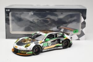 Porsche 911 991.2 GT3 R #28 Alegra Motorsports D. de Quesada / M. Morad Class Winners 24 Hours of Daytona 2017 Minichamps 1:1 – 6. kép a 6-ből