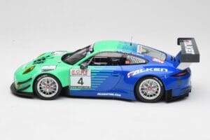 Porsche 911 991.2 GT3 R #4 Falken Motorsports J. Bergmeister / M. Ragginger VLN Westfalenfahrt 2017 Minichamps 1:18 155176904 – 3. kép a 6-ből