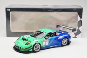 Porsche 911 991.2 GT3 R #4 Falken Motorsports J. Bergmeister / M. Ragginger VLN Westfalenfahrt 2017 Minichamps 1:18 155176904 – 6. kép a 6-ből
