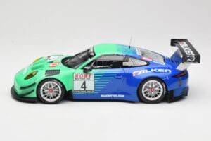 Porsche 911 991.2 GT3 R #4 Falken K. Bachler / M. Ragginger VLN Winner Round 6 2018 Minichamps 1:18 153186994 Fém – 3. kép a 6-ből