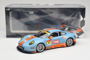 Porsche 911 991.2 GT3 R Pacific Gulf Racing #9 J. Lammers / K. Miura Super GT 300 Series 2017 Minichamps 1:18 155176909 Fém – 6. kép a 6-ből