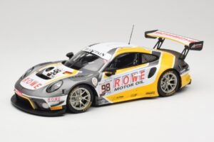 Porsche 911 991.2 GT3 R Rowe Racing #98 N. Muller / R. Dumas / M. Jaminet 24 Hours of Spa 2019 Minichamps 1:18 155196098 Fém