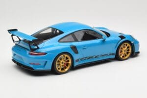 Porsche 911 991.2 GT3 RS Kék Arany Felnikkel Minichamps 1:18 155068222 Fém – 2. kép a 6-ből