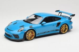 Porsche 911 991.2 GT3 RS Kék Arany Felnikkel Minichamps 1:18 155068222 Fém