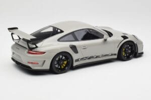 Porsche 911 991.2 GT3 RS Chalk Wording Fekete Felnik Minichamps 1:18 153068230 Fém – 2. kép a 6-ből