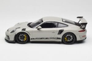 Porsche 911 991.2 GT3 RS Chalk Wording Fekete Felnik Minichamps 1:18 153068230 Fém – 3. kép a 6-ből