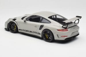 Porsche 911 991.2 GT3 RS Chalk Wording Fekete Felnik Minichamps 1:18 153068230 Fém – 5. kép a 6-ből