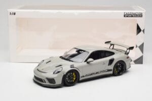Porsche 911 991.2 GT3 RS Chalk Wording Fekete Felnik Minichamps 1:18 153068230 Fém – 6. kép a 6-ből