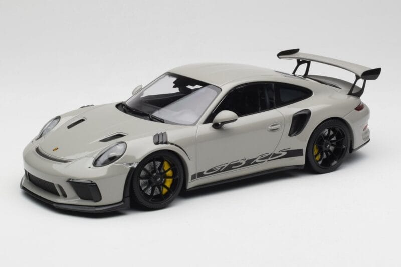 Porsche 911 991.2 GT3 RS Chalk Wording Fekete Felnik Minichamps 1:18 153068230 Fém