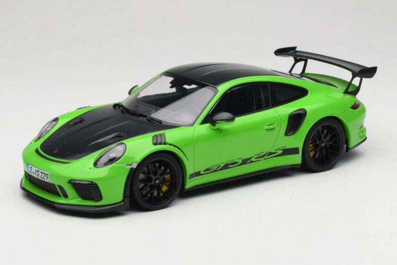 Porsche 911 991.2 GT3 RS Weissach Package Zöld Minichamps 1:18 153068233 Fém