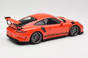 Porsche 911 991.2 GT3 RS Lava Orange & Ezüst Felnik Minichamps 1:18 155068225 Fém – 2. kép a 6-ből