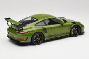 Porsche 911 991.2 GT3 RS Lizard Zöld Fekete Felnikkel Minichamps 1:18 155068233 Fém – 2. kép a 6-ből