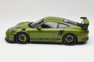 Porsche 911 991.2 GT3 RS Lizard Zöld Fekete Felnikkel Minichamps 1:18 155068233 Fém – 3. kép a 6-ből