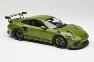 Porsche 911 991.2 GT3 RS Lizard Zöld Fekete Felnikkel Minichamps 1:18 155068233 Fém – 4. kép a 6-ből