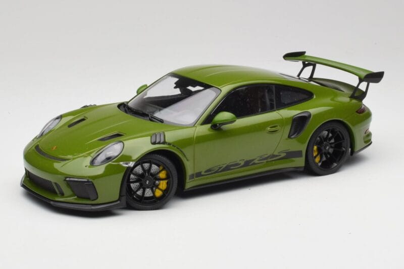 Porsche 911 991.2 GT3 RS Lizard Zöld Fekete Felnikkel Minichamps 1:18 155068233 Fém
