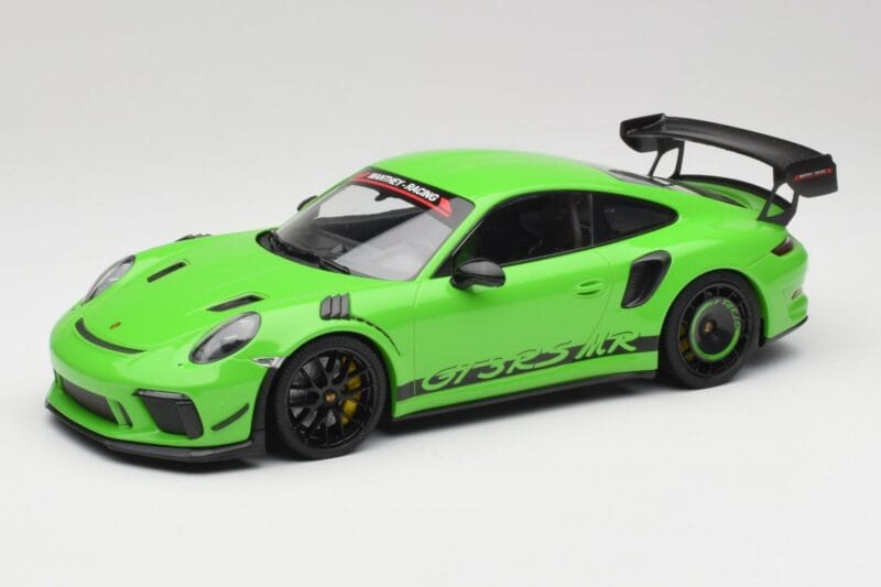 Porsche 911 991.2 GT3 RS Manthey Racing Racing Zöld Minichamps 1:18 MR-911-GT3RS-1802 Fém
