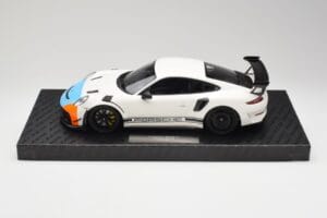 Porsche 911 991.2 GT3 RS Manthey Racing Fehér & Kék & Narancssárga Minichamps 1:18 MR-911-GT3RS-1805 Fém
