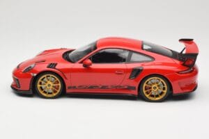 Porsche 911 991.2 GT3 RS Piros Arany Felnikkel Minichamps 1:18 155068220 Fém – 3. kép a 6-ből