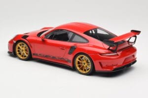 Porsche 911 991.2 GT3 RS Piros Arany Felnikkel Minichamps 1:18 155068220 Fém – 5. kép a 6-ből