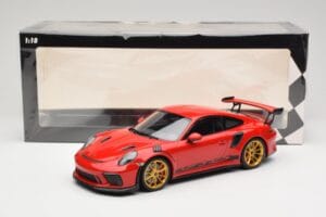 Porsche 911 991.2 GT3 RS Piros Arany Felnikkel Minichamps 1:18 155068220 Fém – 6. kép a 6-ből