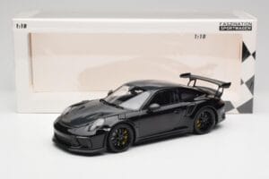 Porsche 911 991.2 GT3 RS Weissach Package Fekete & Fekete Felnik Minichamps 1:18 153068228 Fém – 6. kép a 6-ből
