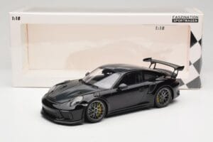 Porsche 911 991.2 GT3 RS Weissach Package Fekete Ezüst Magnézium Felnik Minichamps 1:18 153068229 Fém – 6. kép a 6-ből