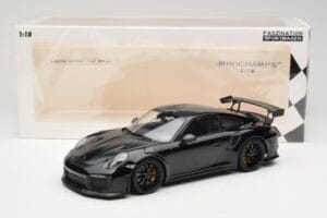 Porsche 911 991.2 GT3 RS Weissach Package Fekete Fekete Felnikkel Minichamps 1:18 153068321 Fém – 6. kép a 6-ből