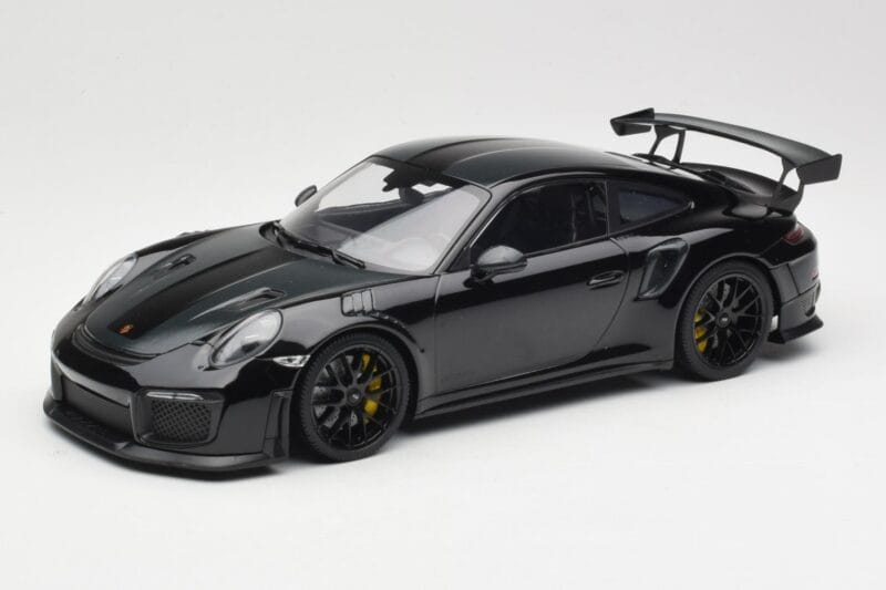 Porsche 911 991.2 GT3 RS Weissach Package Fekete Fekete Felnikkel Minichamps 1:18 153068321 Fém