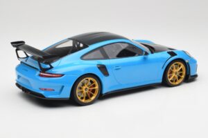 Porsche 911 991.2 GT3 RS Weissach Package Kék & Arany Felnik Minichamps 1:18 153068232 Fém – 2. kép a 6-ből