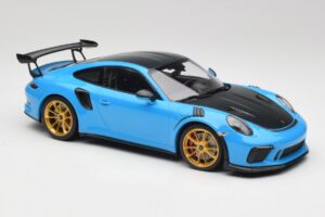 Porsche 911 991.2 GT3 RS Weissach Package Kék & Arany Felnik Minichamps 1:18 153068232 Fém – 4. kép a 6-ből