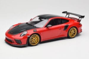 Porsche 911 991.2 GT3 RS Weissach Package Guards Red Arany Magnézium Felnik Minichamps 1:18 153068236 Fém